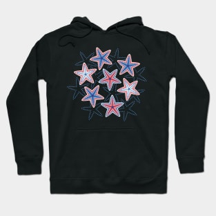 Sea stars pattern Hoodie